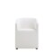 Manhattan Comfort Anna Round Faux Leather Dining Armchair in Cream DC059AR-CR - alternate 1